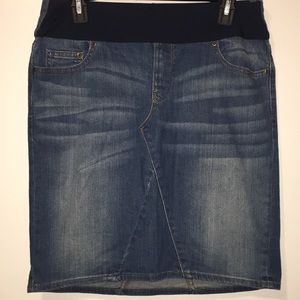 Gap Maternity Jean Mini Skirt